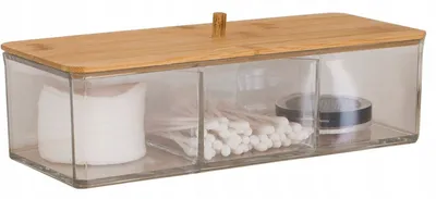 Millerykop Organizator Make Up PS 170483140, Bambus, Smeđi