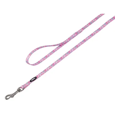 Nobby Povodac za pse Camouflage, 120cm, 10mm, Roze