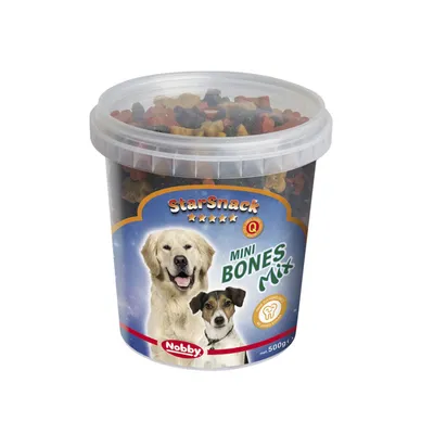 Nobby Poslastice za pse Starsnack Mini Bones Mix, 500g