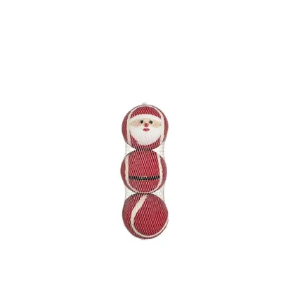 Nobby Igračke za pse Xmas Santa, 3 Komada, 6cm, Crvene