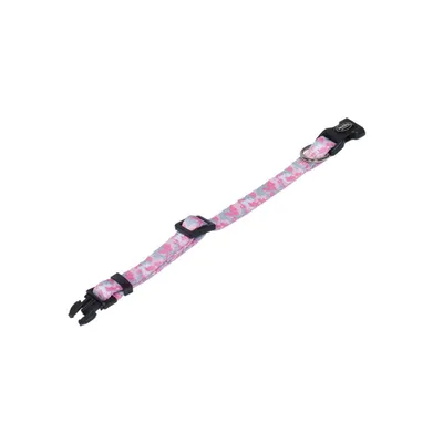 Nobby Ogrlica za pse Camouflage, 10mm, Roze