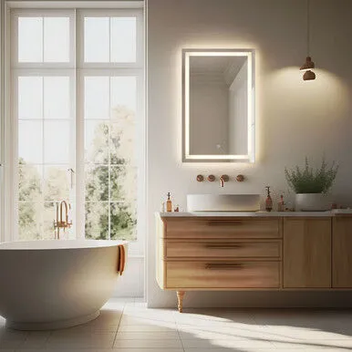 ModernHome LED ogledalo za kupaonicu sa 3 boje, 50x70cm