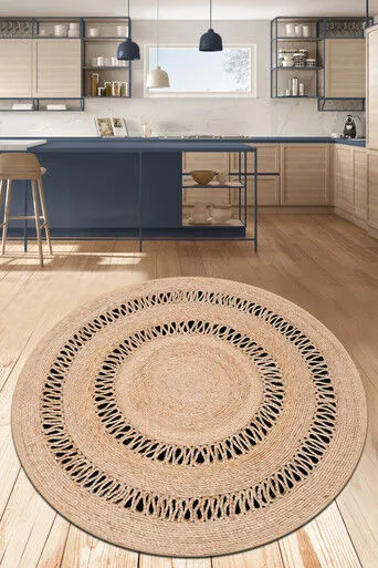 Conceptum Hypnose Tepih, O140cm, Krem