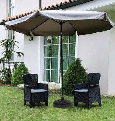 MultiGarden Postolje za suncobran punjen vodom, 13L, Crno