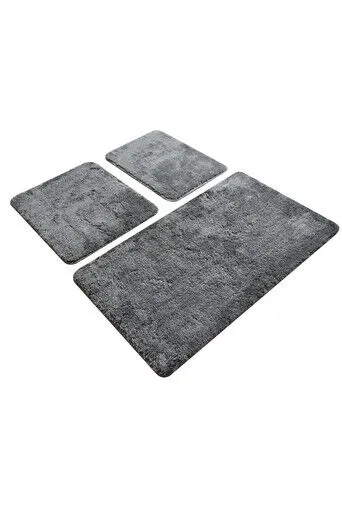L'essential Maison Set otirača za kupatilo Havai, 3 komada, Sivi