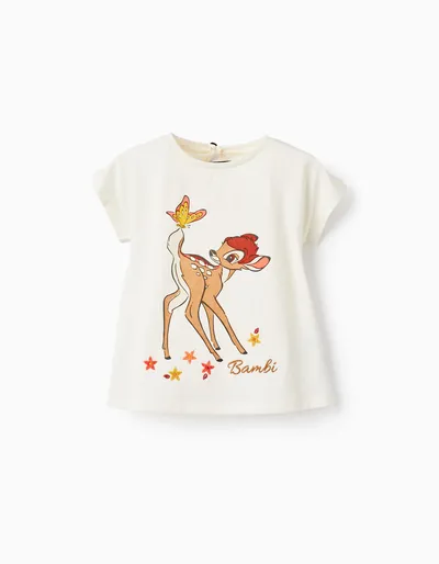Disney Bambi Majica za djevojčice, Bijela