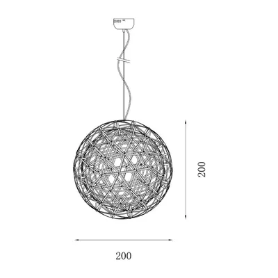 MSL Luster LED Granger MSL-1002001-D200
