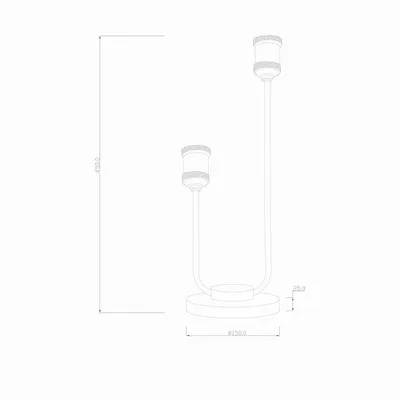MASS-light Stolna lampa Amarillo PT-2050T
