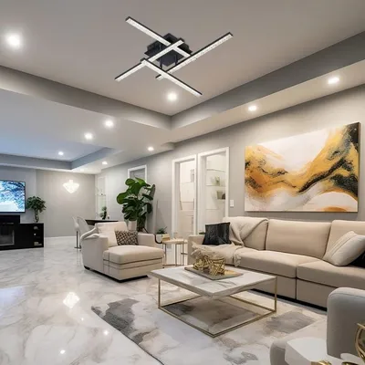 E-light Luster LED E-light Santos EL-165A-04 crni