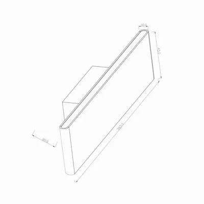 MASS-light Zidna lampa LED Boston PT-LED 1016W 12W 4000K bijela