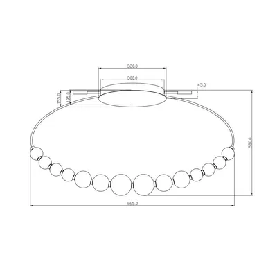 MSL Luster LED Biser MSL-199103-1C 42W