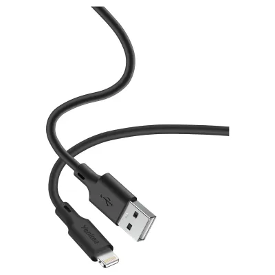 Yenkee kabel YCU 615, tip A za rasvjetu, 1,5 m, crni
