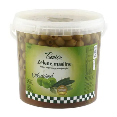 Trenton Zelene masline, Otkoštičene, 5300g