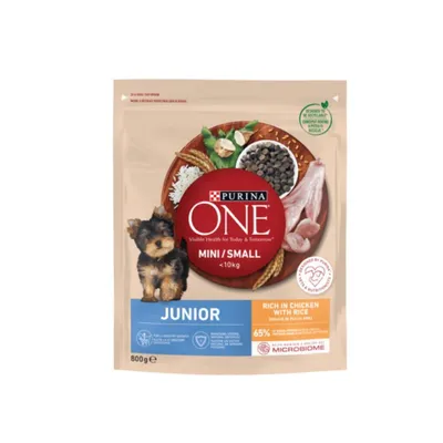 Purina Hrana za pse one mini, Junior, Piletina, 800 g