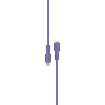 PD Silikonski Kabal Type-C Na Lightning ANV-H3 1,5m Ljubičasti AN-KA