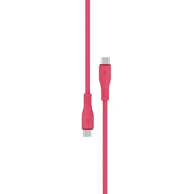 PD Silikonski Kabal Type-C Na Type-C ANV-H3 1,5m Pink AN-KA