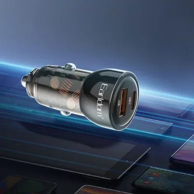 Earldom Auto Punjač ES-CC31 USB+PD 30W Crni
