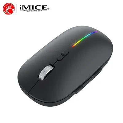 Imice Bežični Miš G901 LED Punjivi i Bluetooth Nečuji 2.4G Crni