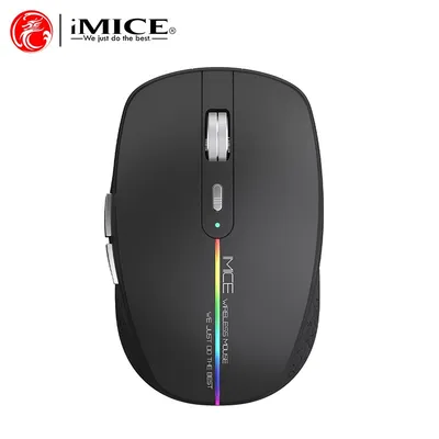 Imice Bežični Miš G904 LED+Bluetooth Punjivi 2.4G Crni