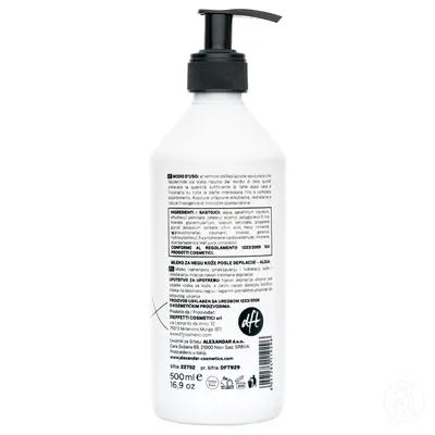 Dieffetti Mlijeko poslije depilacije, Aloja, 500ml
