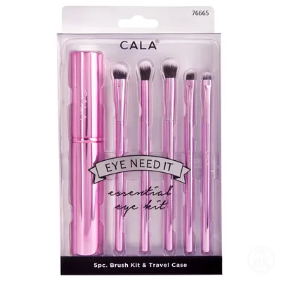 Cala Set četkica za šminkanje Eye Need It, Metalik Roza