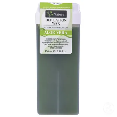Spa Natural Vosak za hladnu depilaciju u patroni, Aloja, 100ml