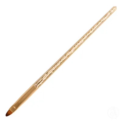 Nail Tools Round 6 Gold četkica za gel tehniku ASN-GB, Sa sintetičkom dlakom