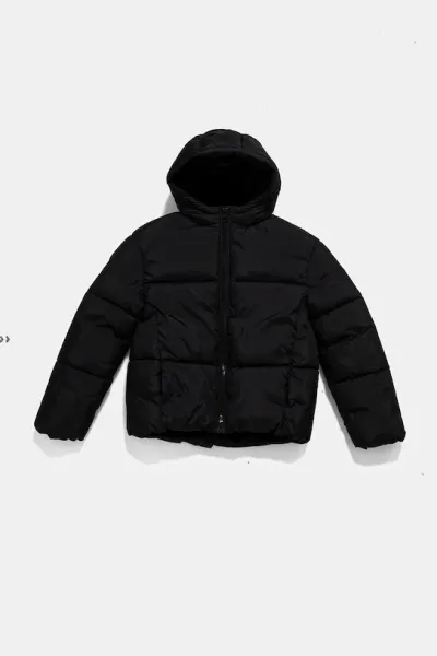 Benetton Jakna za djevojčice 2SJ1CN05DG-100-EL, Crna