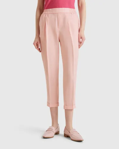 Benetton Ženske pantalone 4AGH558X5-136-M, Roze