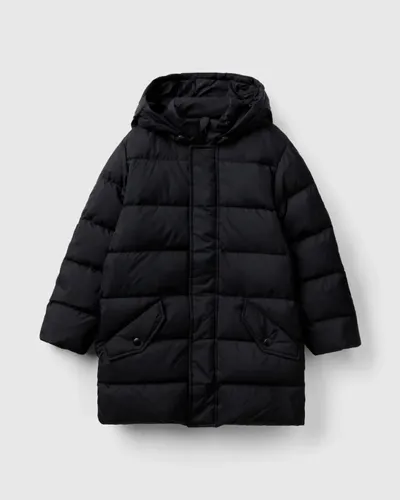 Benetton Dječija jakna 2WU0CN017G-100-S, Crna