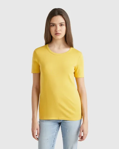 Benetton Ženska majica 3GA2E16A0-36H-S, Žuta