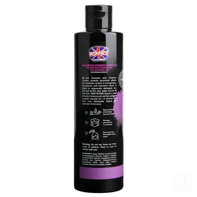 Ronney Šampon za revitalizaciju tanke i lomljive kose Vitamin Complex, 300ml