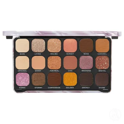 Makeup Revolution Paleta Forever Nude Silk, 19.8g