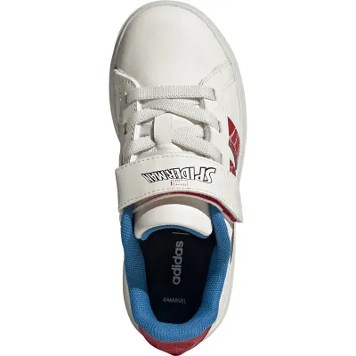 Adidas Patike za dječake Grand Court Spider-Man El K, bijelo-crvene