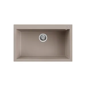 Elleci Sudoper Quadra 105 57X50 1V, Krem
