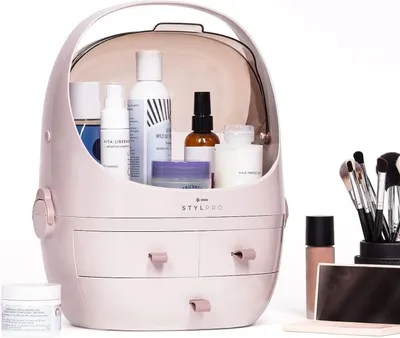 Stylpro Jedinica za skladištenje ljepote Podlette organizer za kozmetiku, Roza