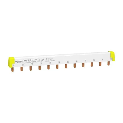 Schneider Electric Igličasta izolovana sabirnica A9XPH312, 3P, 12 modula, 220 mm