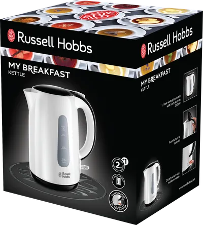 RUSSELL HOBBS Električni bokal 25070-70 My Breakfast, Bijeli