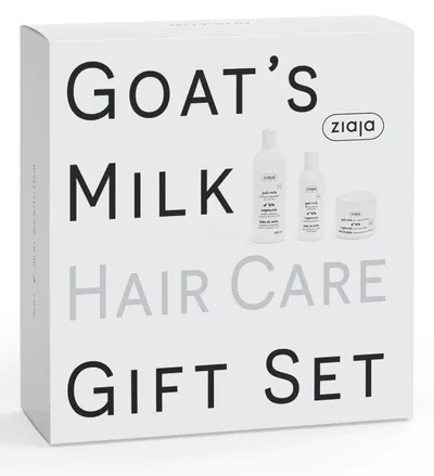 Ziaja set Kozije mleko za kosu (šampon 400ml + regenerator 200ml + maska za kosu 200ml)