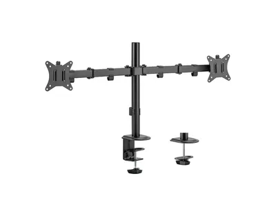LC-Power Nosač za monitore, Do 32", Single nosač, VESA 75x75 / 100x100, Tilt, Tamnosivi