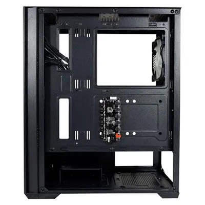 LC-Power Gaming računarsko kućište 717BMeshwork_L Dark, 2x140mm ventilatora, 1x120 mm ventilator, Crno