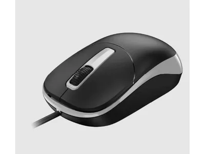 Genius Miš DX-123, USB, Optički senzor, 1200 dpi, 3 tipke, Crno-sivi