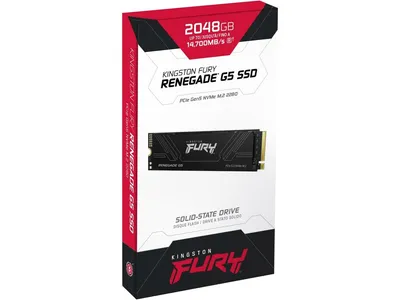 Kingston SSD Fury Renegade, 2TB, NVMe, M.2, PCIe 5.0,14700/14000MB/s, Crni