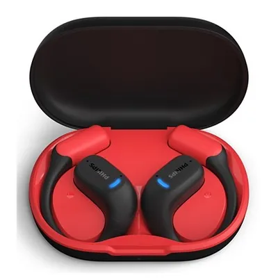 Philips Bežične slušalice TAA6709BK/00, BlueTooth, IP55 zaštita, Do 28h reprodukcije, Crno-crvene