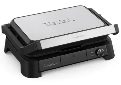 Tefal SuperGrill XL GC520DE0, 3u1, Sivi