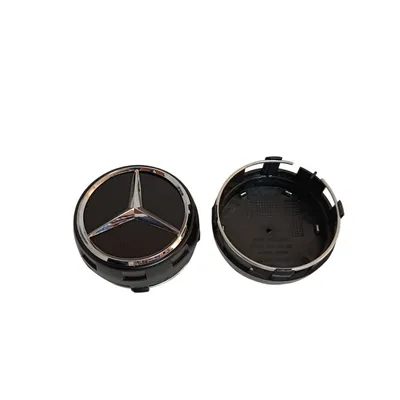 Čep za aluminijumsku felugu 672183, Asy, Mercedes, Izbočeni,  75/70mm, Crni