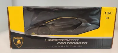 Mattel Igračka autić Lamborghini Centenario 1:24, Crni