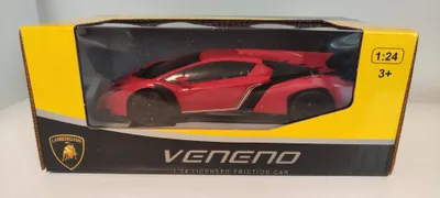 Mattel Igračka autić Lamborghini Veneno, Crveni