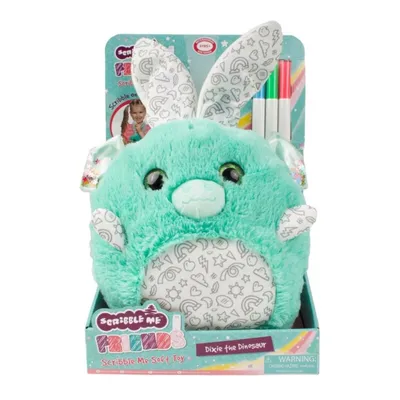 Crayola Plišana igračka Scrible me furry plush, 30cm, Zelena