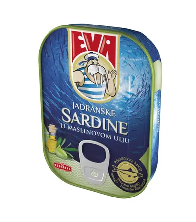 EVA sardine konzervirane u maslinovom ulju 100g